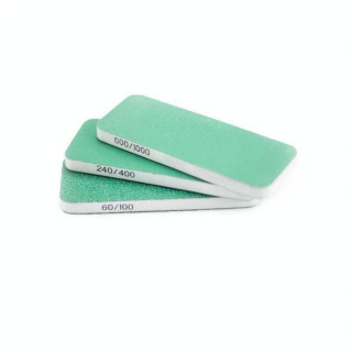 Bloc de ponçage double-face 80 x 30 x 6 mm 3 pcs - Vallejo - Rougier et Plé