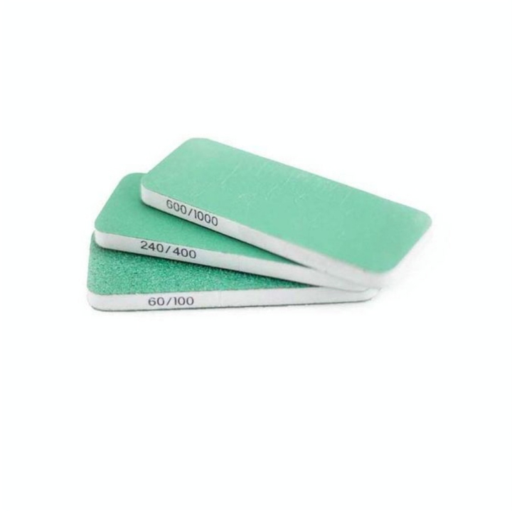Bloc de ponçage double-face 80 x 30 x 6 mm 3 pcs - Vallejo - Rougier et Plé
