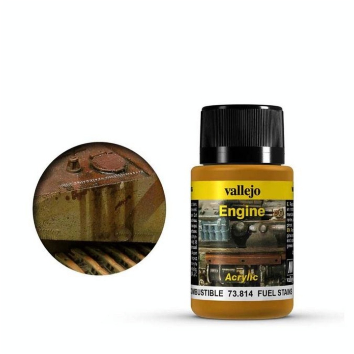 Peinture Maquette Acrylique 40 ml Effet Taches de carburant - Vallejo - Rougier et Plé