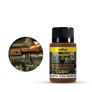 Peinture Maquette Acrylique 40 ml Effet Suie de moteur - Vallejo - Rougier et Plé