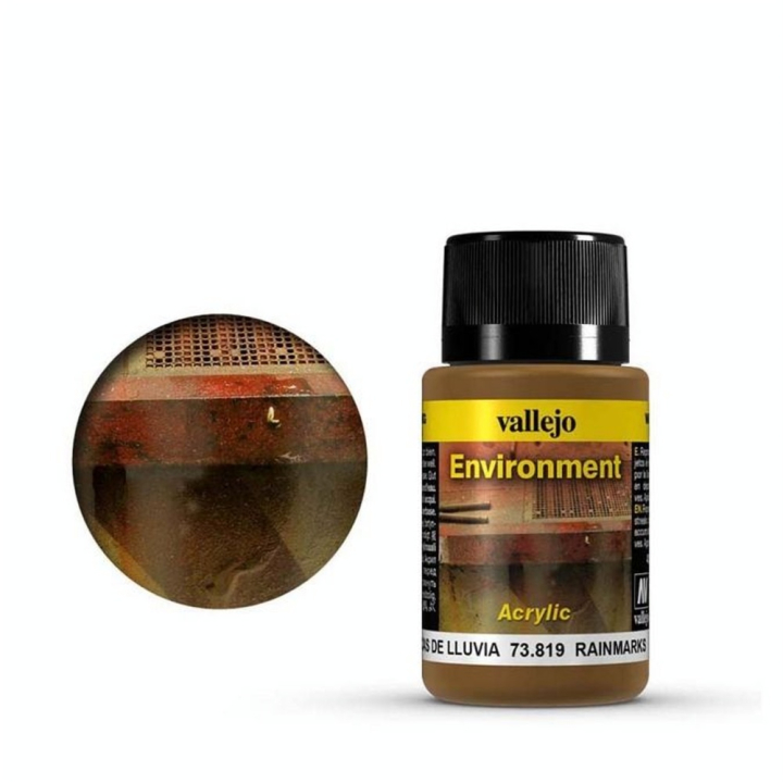 Peinture Maquette Acrylique 40 ml Effet Traces de pluie - Vallejo - Rougier et Plé