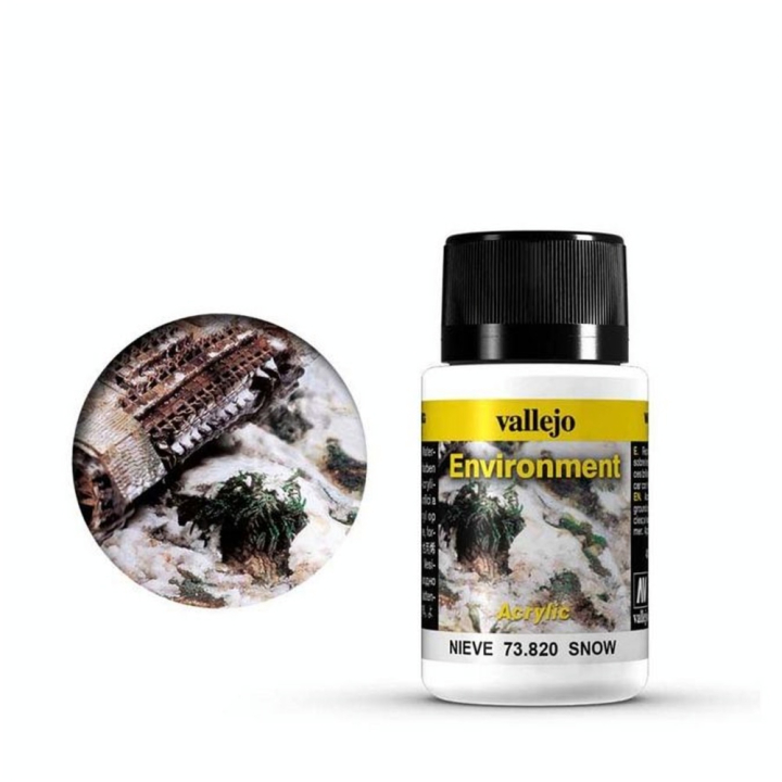 Peinture Maquette Acrylique Texturée 40 ml Neige - Vallejo - Rougier et Plé