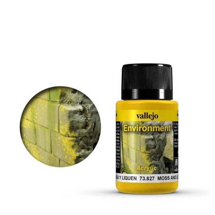 Peinture Maquette Acrylique 40 ml Effet Mousse et Lichen - Vallejo - Rougier et Plé