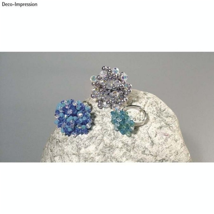 Bague à décorer avec rondelle ø 12 mm 2 pcs - Rayher - Rougier et Plé