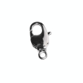 Fermoir carabinier Œillet rotatif 8,9 x 16,8 mm Couleur argent 2 pcs - Rayher - Rougier et Plé
