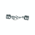 Fermoir Décoratif Capuchon ø 6 mm Couleur argent - Rayher - Rougier et Plé