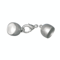 Fermoir Décoratif Dépoli ø 10 mm Couleur argent - Rayher - Rougier et Plé