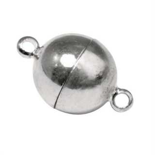 Fermoir magnétique extra fort ø 14 mm Couleur argent - Rayher - Rougier et Plé