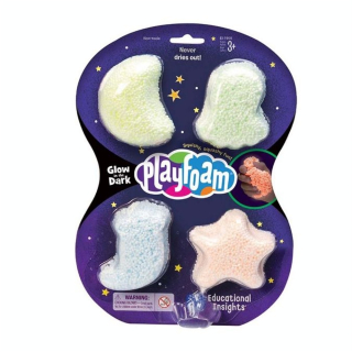 Mousse sensorielle Phosphorescente Playfoam Pack de 4 - Learning Resources - Rougier et Plé
