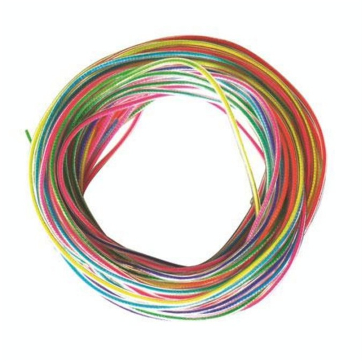 Fil Scoubidou Transparent Fluo Lot de 12 - Graine Créative - Rougier et Plé