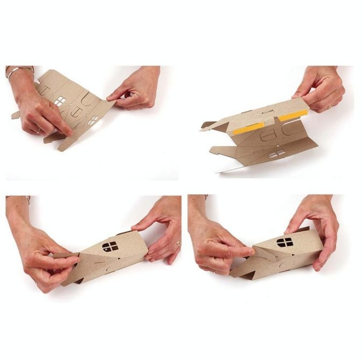 Maison Kraft 220 g/m² Lot de 5 pcs - Graine Créative - Rougier et Plé