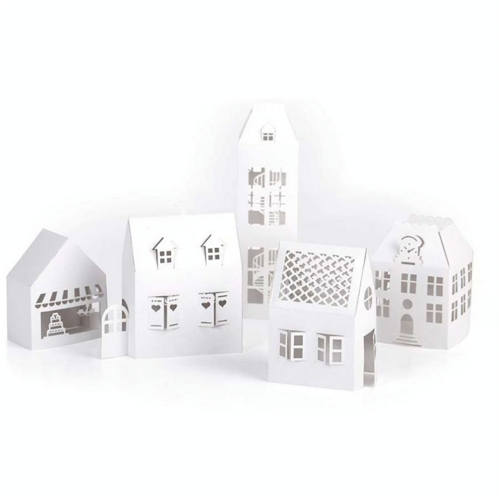 Maison Blanche 220 g/m² Lot de 5 pcs - Graine Créative - Rougier et Plé