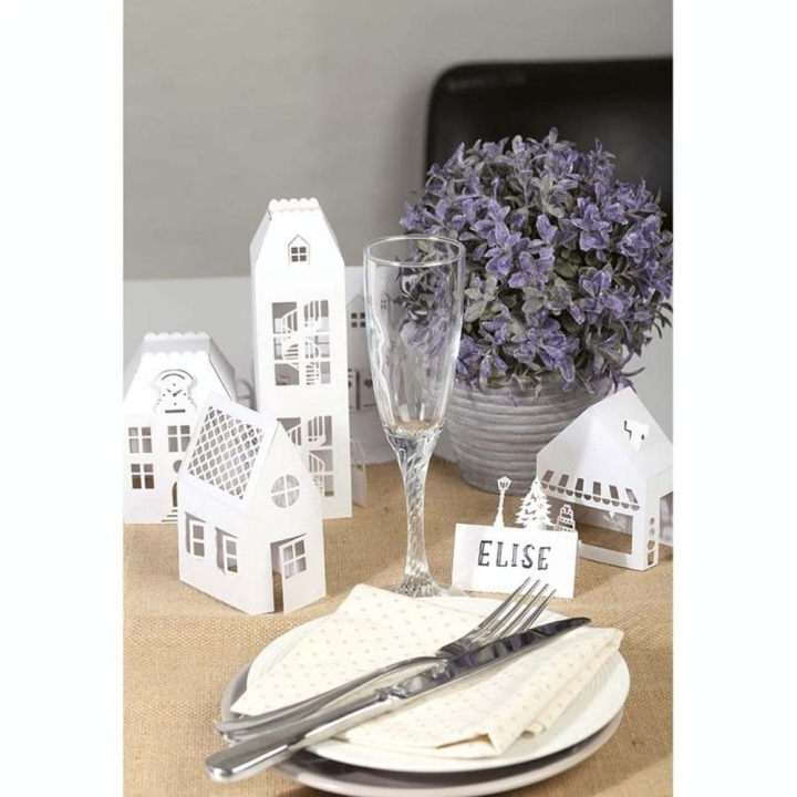 Maison Blanche 220 g/m² Lot de 5 pcs - Graine Créative - Rougier et Plé