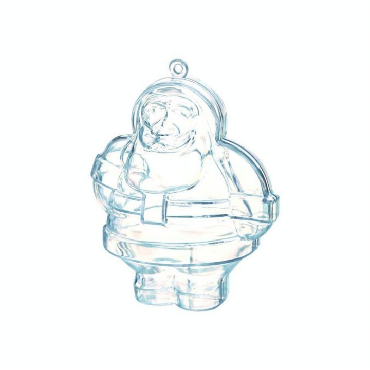Père Noël Plastique Cristal 8 x 11 cm - Graine Créative - Rougier et Plé