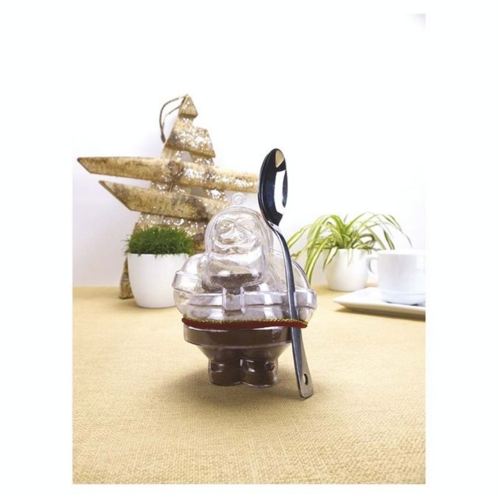 Père Noël Plastique Cristal 8 x 11 cm - Graine Créative - Rougier et Plé