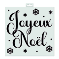 Pochoir déco Joyeux Noël 30 x 30 cm - Aladine - Rougier et Plé