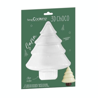 Moule 3D Choco Sapin 25 x 20 x 7,2 cm - ScrapCooking - Rougier et Plé