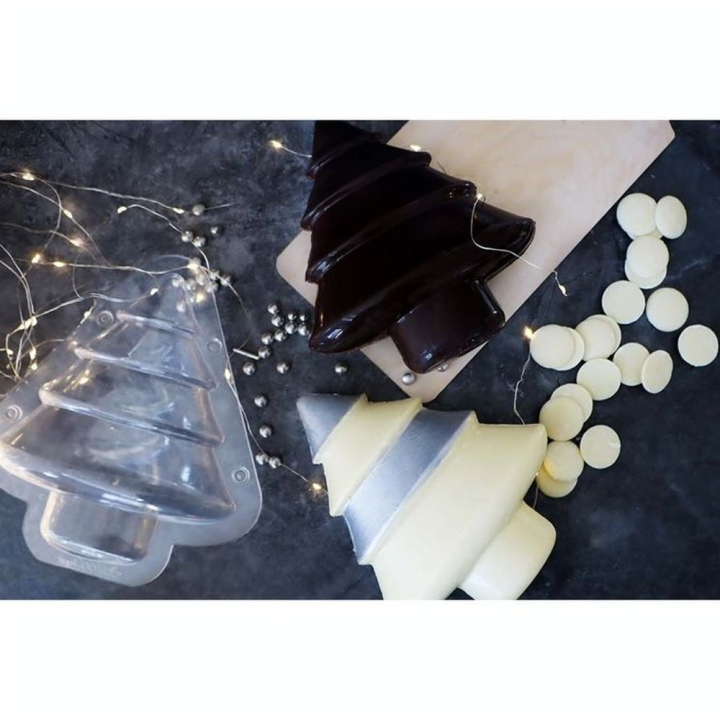 Moule 3D Choco Sapin 25 x 20 x 7,2 cm - ScrapCooking - Rougier et Plé