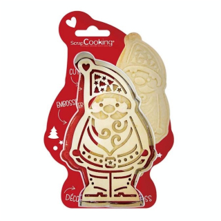 Découpoir Embosseur 12 x 7 cm Père Noël - ScrapCooking - Rougier et Plé