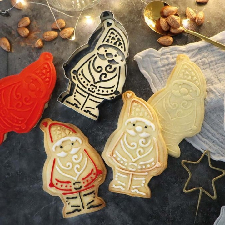 Découpoir Embosseur 12 x 7 cm Père Noël - ScrapCooking - Rougier et Plé