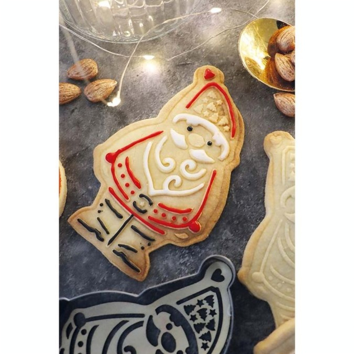 Découpoir Embosseur 12 x 7 cm Père Noël - ScrapCooking - Rougier et Plé
