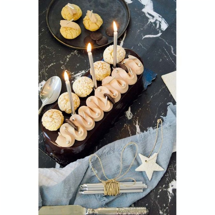Kit Bûche Saint-Honoré 11 x 35 x 11 cm - ScrapCooking - Rougier et Plé
