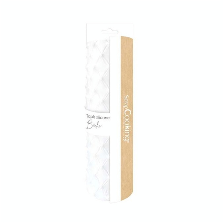 Tapis 3D Bûche Silicone Matelassé 28,3 x 18 cm - ScrapCooking - Rougier et Plé