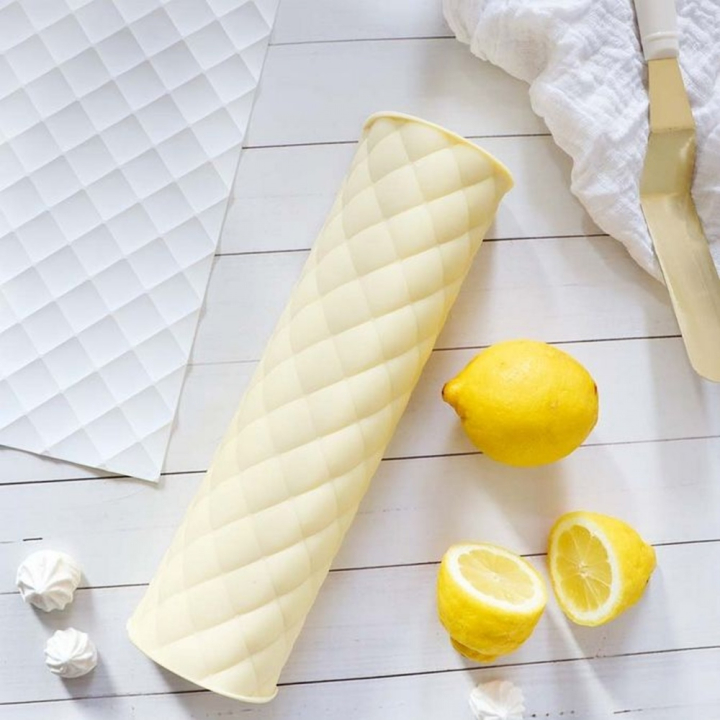 Tapis 3D Bûche Silicone Matelassé 28,3 x 18 cm - ScrapCooking - Rougier et Plé
