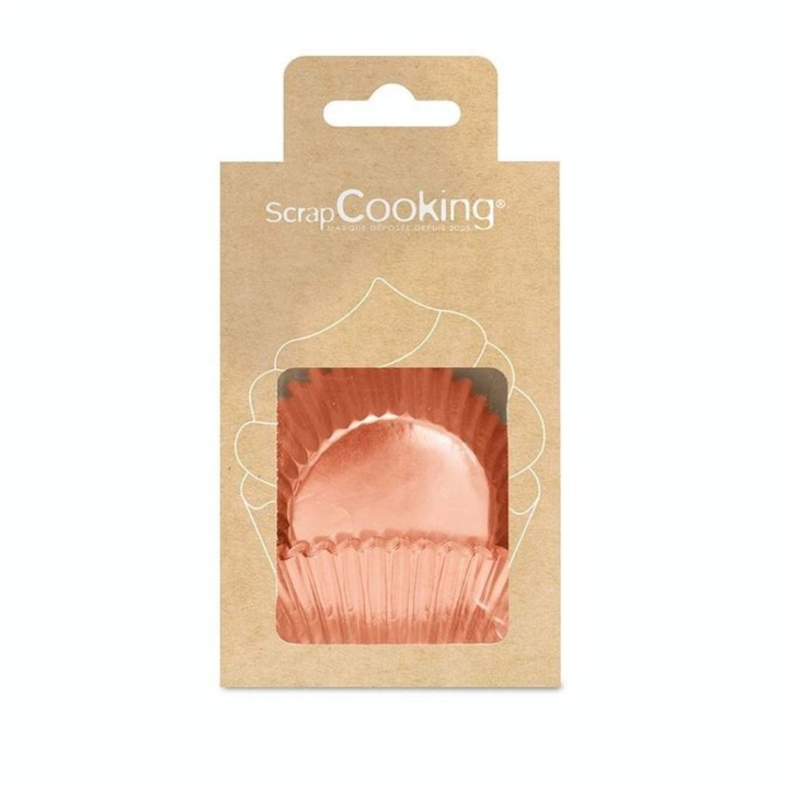 Caissettes Rose Gold 48 pcs - ScrapCooking - Rougier et Plé