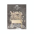 Cake Topper LED Joyeux Noël 12,5 x 14 cm - ScrapCooking - Rougier et Plé