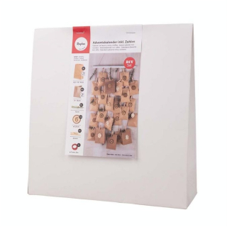 Calendrier de l'avent Kit Rondelles en bois - Rayher - Rougier et Plé