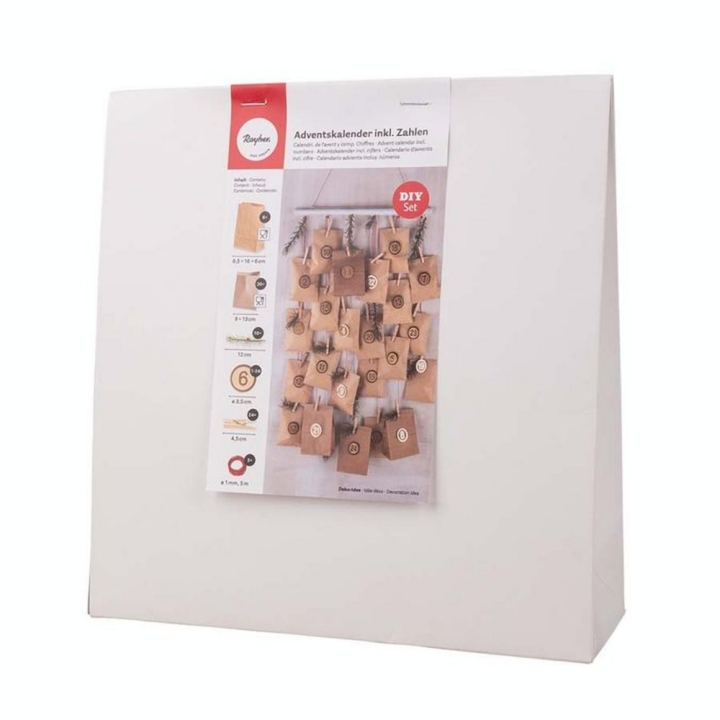 Calendrier de l'avent Kit Rondelles en bois - Rayher - Rougier et Plé