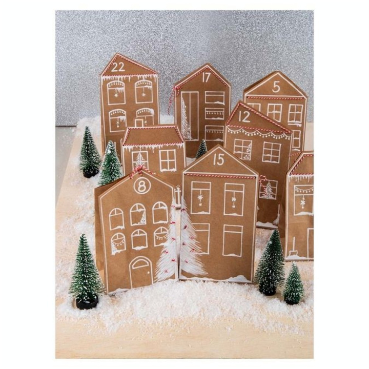 Calendrier de l'avent Kit Sachets Maisons - Rayher - Rougier et Plé
