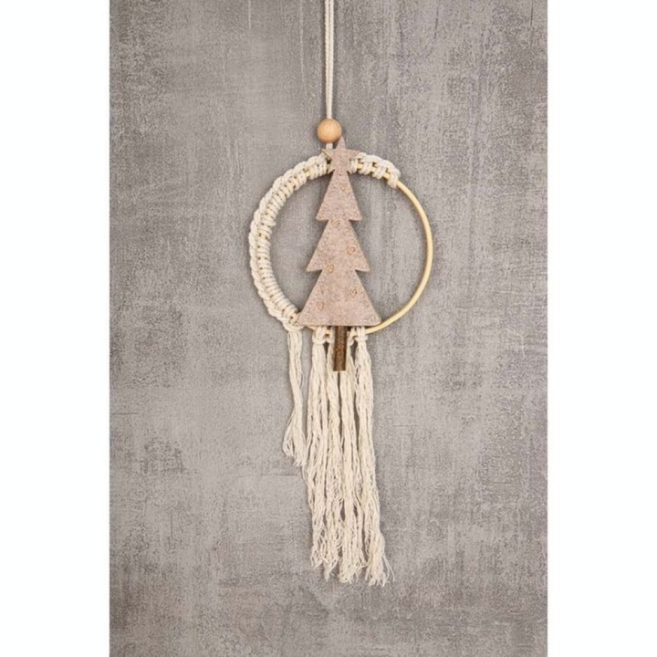 Sapin de Noël en feutrine à suspendre 6 x 17 cm Cœurs - Rayher - Rougier et Plé