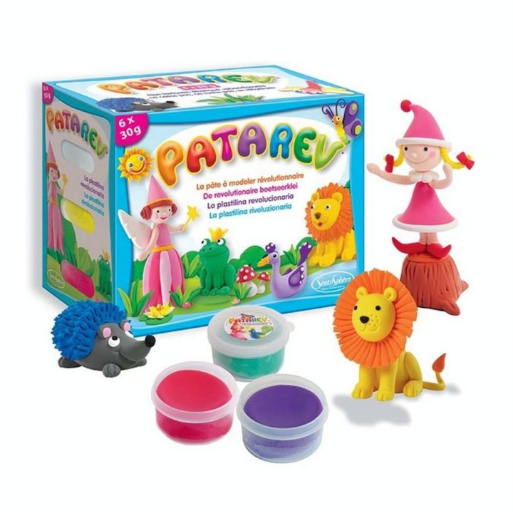 Pâte à modeler Coffret 6 pots 30 g - Patarev - Rougier et Plé