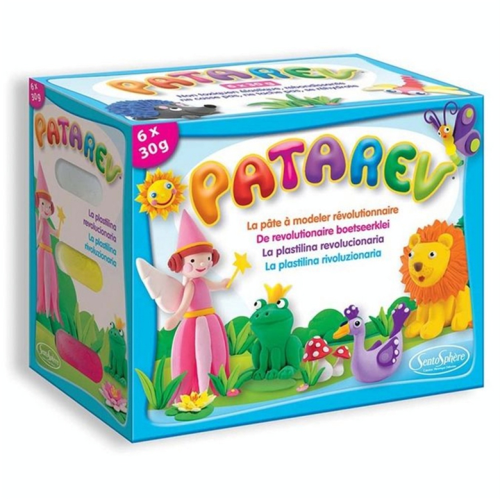 Pâte à modeler Coffret 6 pots 30 g - Patarev - Rougier et Plé
