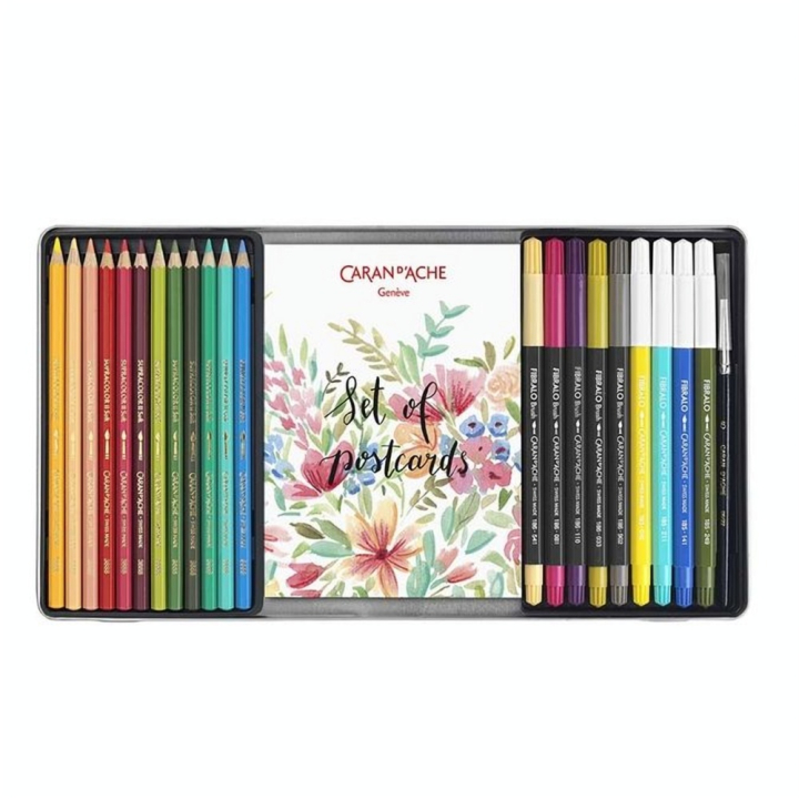 Set Botanique Mixed Media - Caran d'Ache - Rougier et Plé