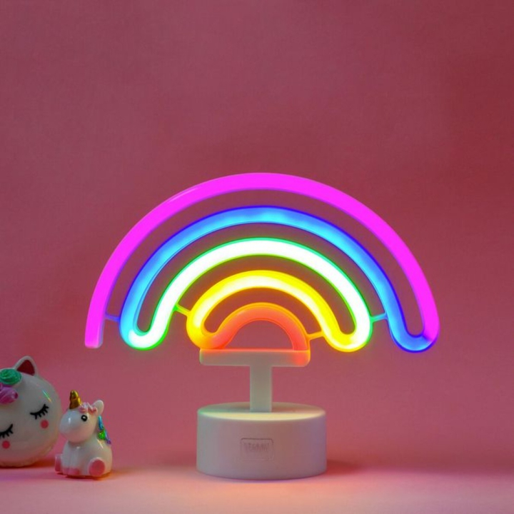 Lampe LED Effet Néon Arc-en-ciel - Legami - Rougier et Plé