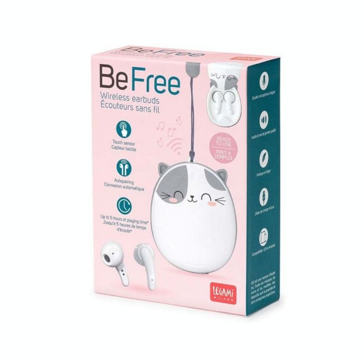 Écouteurs sans fils Be free Kitty - Legami - Rougier et Plé