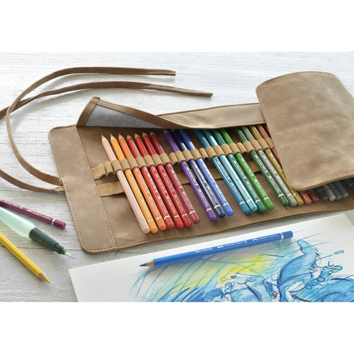 Trousse Rouleau + 30 Crayons aquarellables A. Dürer - Faber-Castell - Rougier et Plé