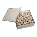 Coffret de 222 Perles en bois - Rayher - Rougier et Plé