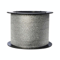 Ruban Pailleté en Bobine 10 m x 10 mm Or/Argent/Noir - Clairefontaine - Rougier et Plé