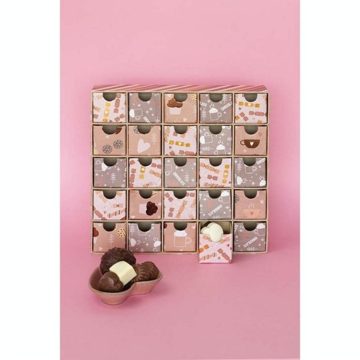 Papier Texture 30 x 40 cm Noël choco - Décopatch - Rougier et Plé