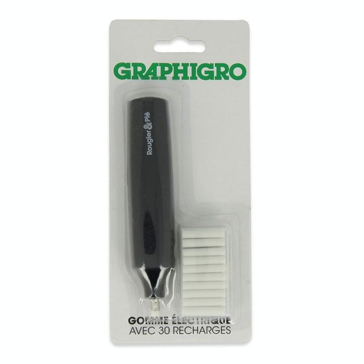 Gomme électrique + 30 recharges - Graphigro - Rougier et Plé