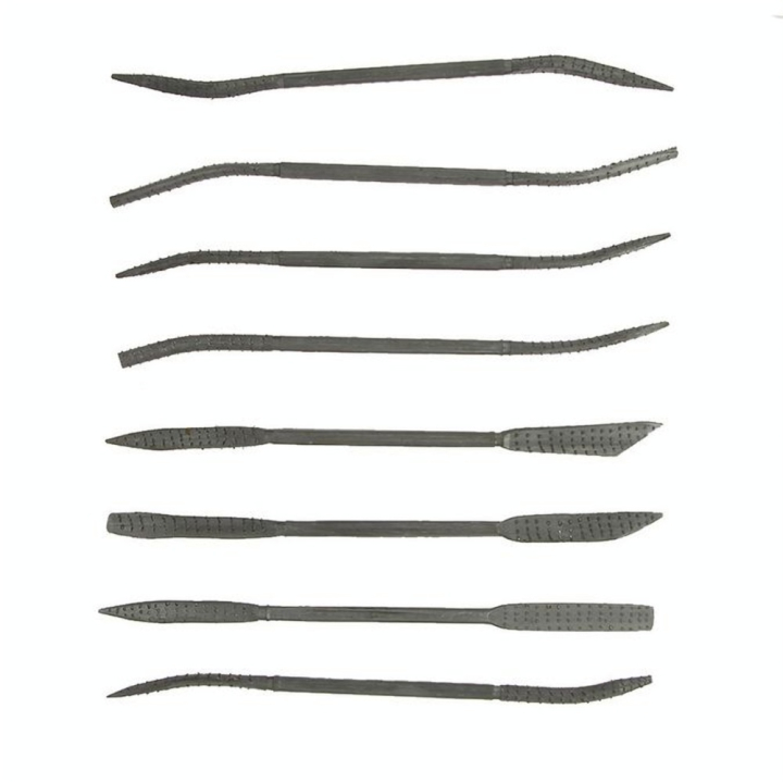 Râpe pour Sculpture et Modelage 8 pcs - Rougier&Plé - Rougier et Plé