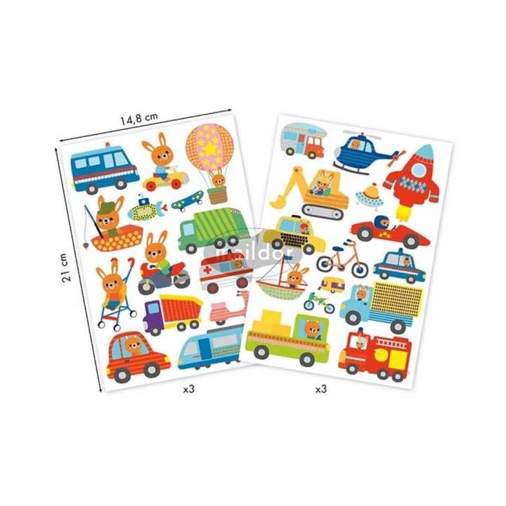 Gommettes Baby Moyens de transport - Maildor - Rougier et Plé