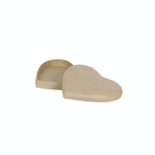 Boîte Cœur bombée 18 x 18 x 4,5 cm - Décopatch - Rougier et Plé