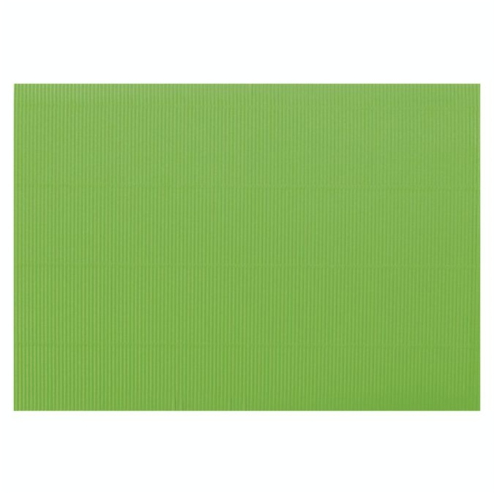 Carton ondulé 50 x 70 cm 230 g Vert pré - Clairefontaine - Rougier et Plé