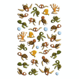 Stickers 3D Cooky Tortues de mer - Maildor - Rougier et Plé