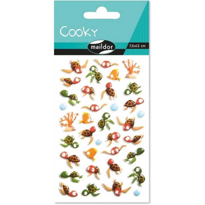 Stickers 3D Cooky Tortues de mer - Maildor - Rougier et Plé